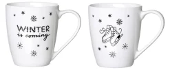 Kaffeebecher-Set Winter Is Coming | 2-teilig | 360 ml