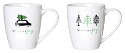 Kaffeebecher-Set Winter Joy | 2-teilig | 360 ml | green
