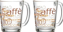 Kaffeegläser-Set Milano | 2-teilig | 290 ml | braun