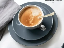Kaffeeservice Doppio | 12-teilig | anthrazit