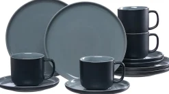 Kaffeeservice Jasper | 12-teilig | schwarz