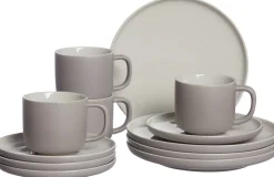 Kaffeeservice Jasper | 12-teilig | taupe