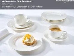 Kaffeeservice Sofia | 18-teilig | weiss