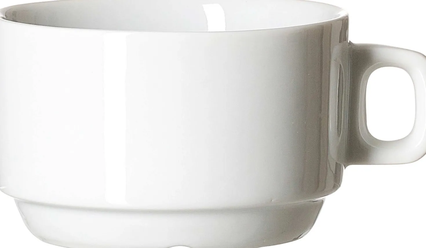 Kaffeetasse Bianco | 190 ml | weiss | stapelbar