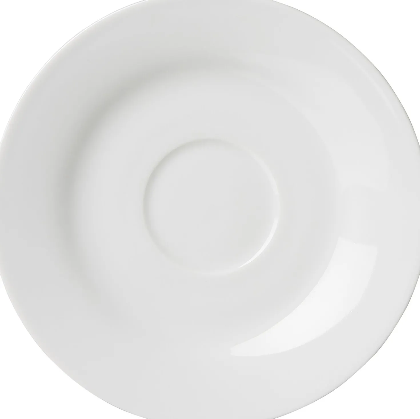 Kaffeeuntertasse Bianco Rondo | 15 cm | weiss