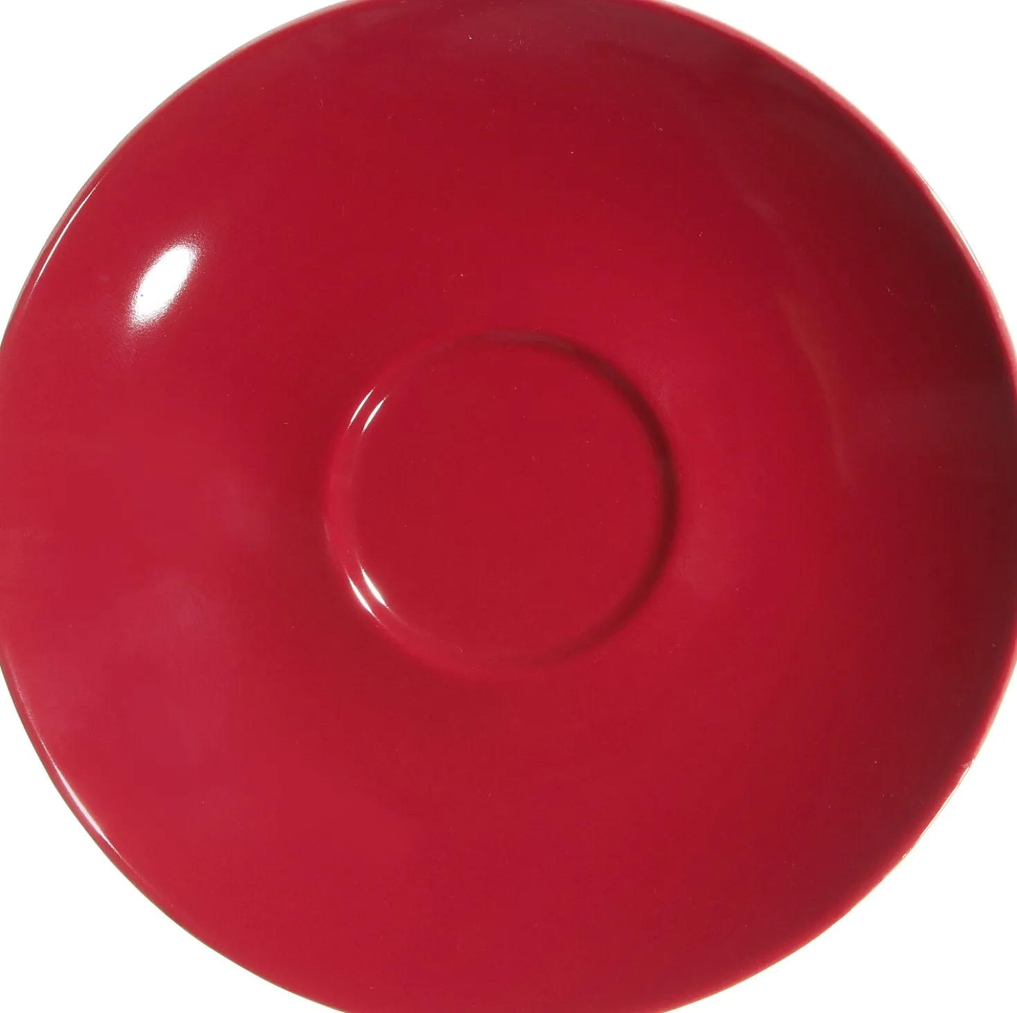 Kaffeeuntertasse Doppio | 16 cm | rot