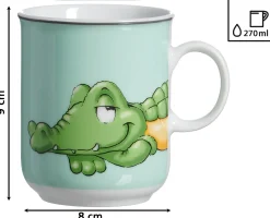 Kinderbecher Happy Zoo Koko | 270 ml | türkis