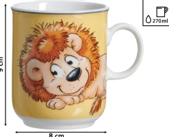 Kinderbecher Happy Zoo Leo | 270 ml | orange