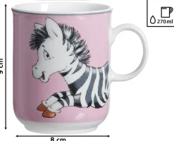 Kinderbecher Happy Zoo Zoe | 270 ml | pink