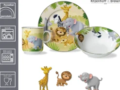 Kindergeschirr-Set Afrikatiere | 3-teilig