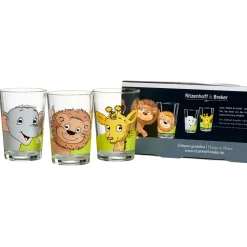 Kindergläser-Set Afrikatiere | 6-teilig | 205 ml
