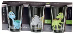 Kindergläser-Set Dino | 3-teilig | 200 ml