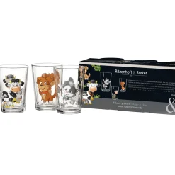 Kindergläser-Set Hoftiere | 6-teilig | 205 ml