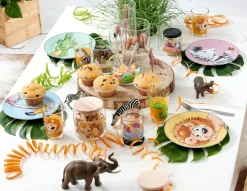 Kinderschale Happy Zoo Leo | 16,5 x 16,5 x 5 cm | orange