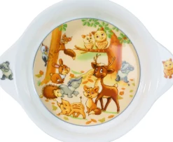 Kinderschale Waldtiere | 21,5 x 17,5 x 4,5 cm | mit Griff