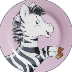 Kinderteller Happy Zoo Zoe | 19 cm | pink