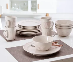 Kombiservice Kreta | 16-teilig | beige