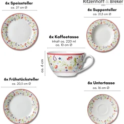 Kombiservice Shanti | 30-teilig