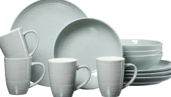 Kombiservice Suomi | 12-teilig | graublau