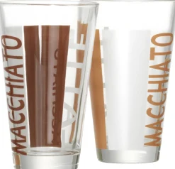Latte Macchiato Glas Coffee Party | 330 ml | braun