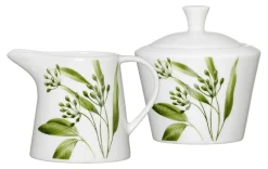 Milchkännchen + Zuckerdosen-Set Evora | 2-teilig | grün