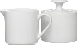Milchkännchen + Zuckerdosen-Set Bianco | 2-teilig | weiss