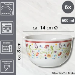 Müslischalen-Set Shanti | 6-teilig | 600 ml