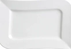 Platte Melodie | 36 x 23 cm | weiss | rechteckig