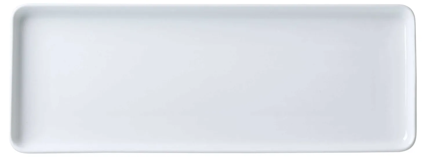 Platte Skagen | 20,5 x 7,5 cm | weiss | rechteckig