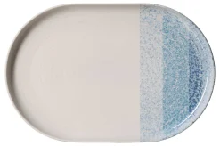 Platte Trio | 30 x 20 cm | blau | oval