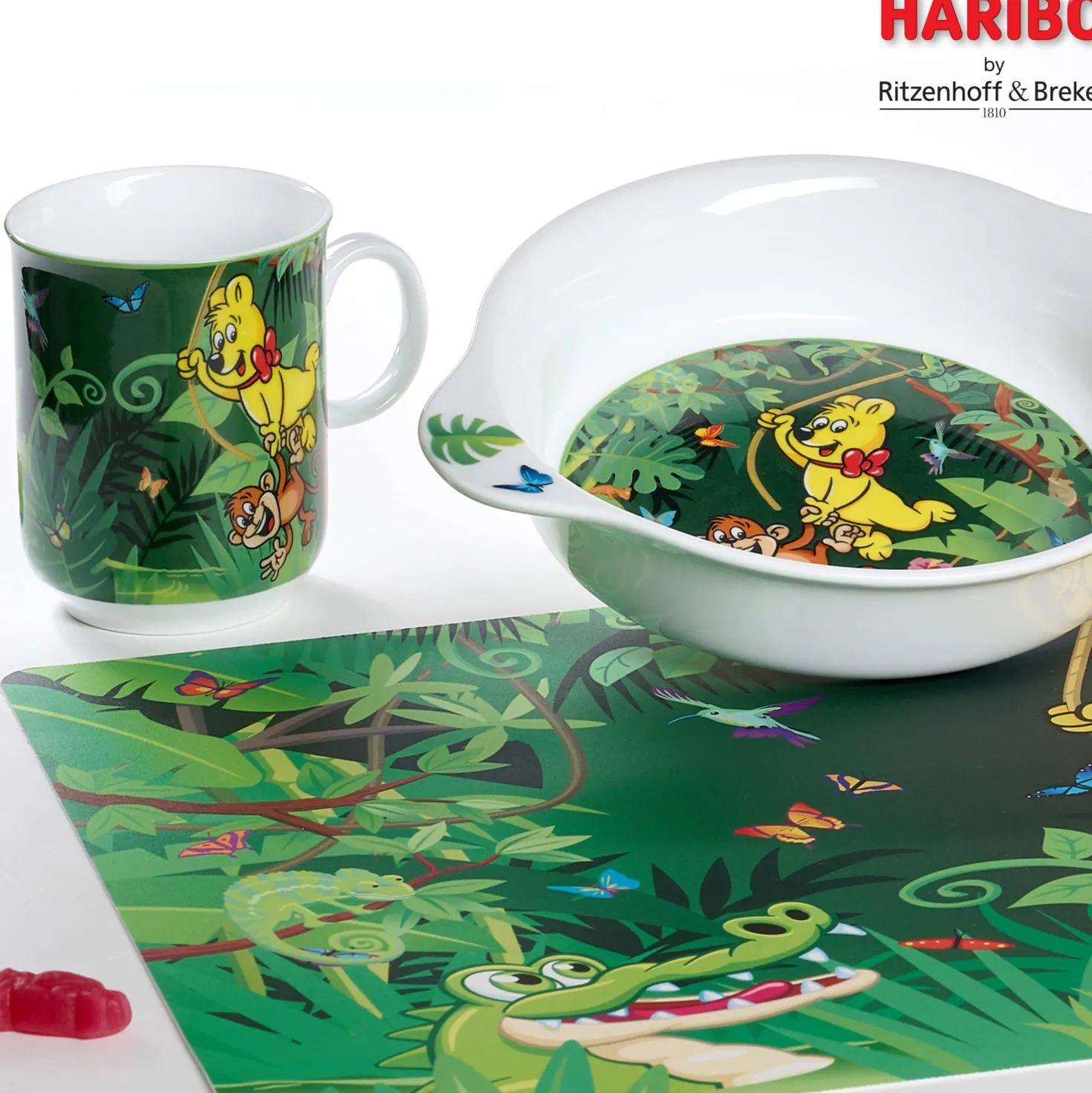 Platzmatte HARIBO Jungle | 45 x 30 cm | grün