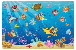 Platzmatte HARIBO Seaworld | 45 x 30 cm | blau