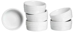 Ramekin Schalen-Set Bianco | 6-teilig | 55 ml | weiss