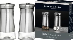 Salz + Pfefferstreuer-Set Basic | 2-teilig