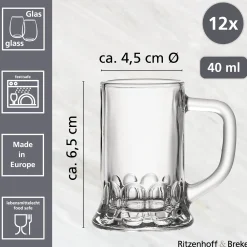 Schnapsgläser-Set Seppl | 12-teilig | 40 ml