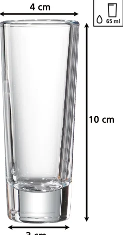 Schnapsgläser-Set Skol | 6-teilig | 65 ml