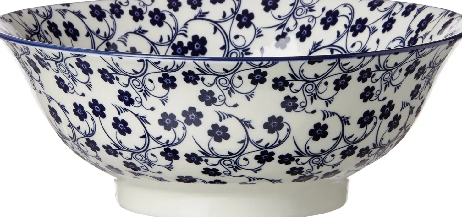 Servierschale Royal Sakura | 21 x 21 x 8 cm | blau