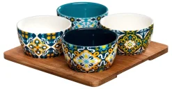 Servierschalen-Set Benito | 5-teilig | mit Tablett