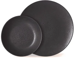 Speiseteller Kitwe | 28 cm | schwarz