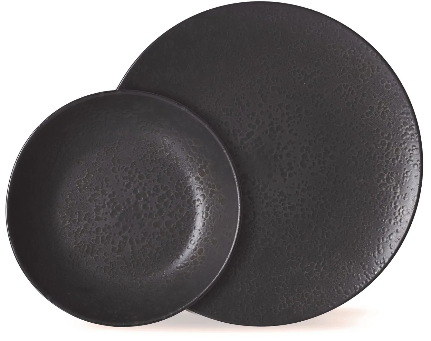 Speiseteller Kitwe | 28 cm | schwarz