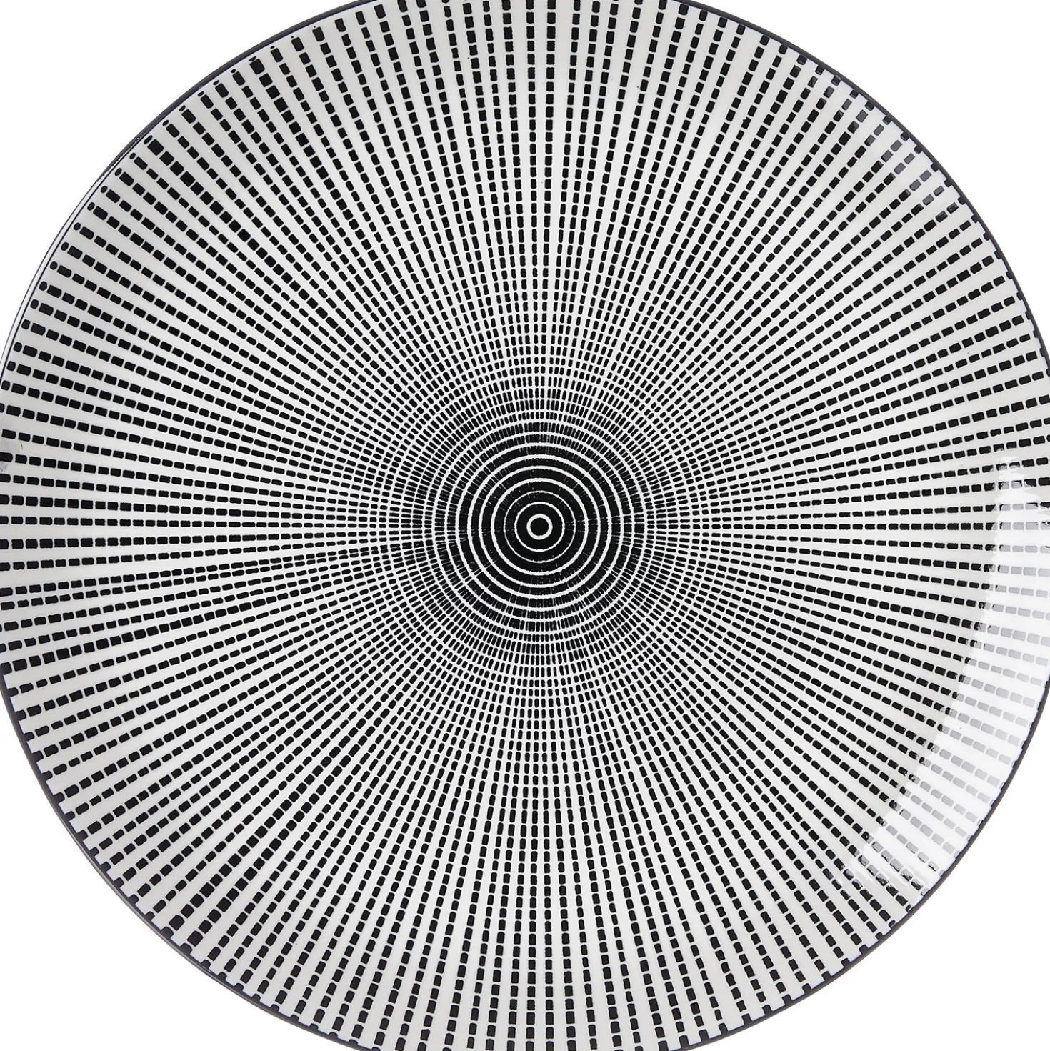 Speiseteller Takeo Stripes | 26,5 cm | schwarz