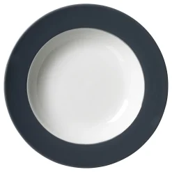 Suppenteller Doppio | 22 cm | anthrazit