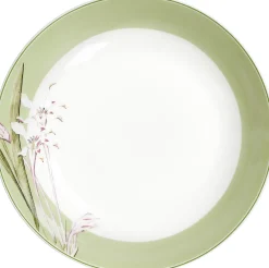 Suppenteller Flora Blüte Verde | 20 cm | grün