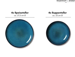Tafelservice Bali | 8-teilig | blau