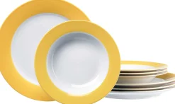 Tafelservice Doppio | 8-teilig | gelb
