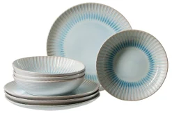 Tafelservice Mira | 8-teilig | blau