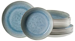 Tafelservice Oslo | 12-teilig | blau