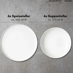 Tafelservice Skagen | 12-teilig | weiss