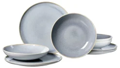 Tafelservice Skagen Stone | 8-teilig | grau