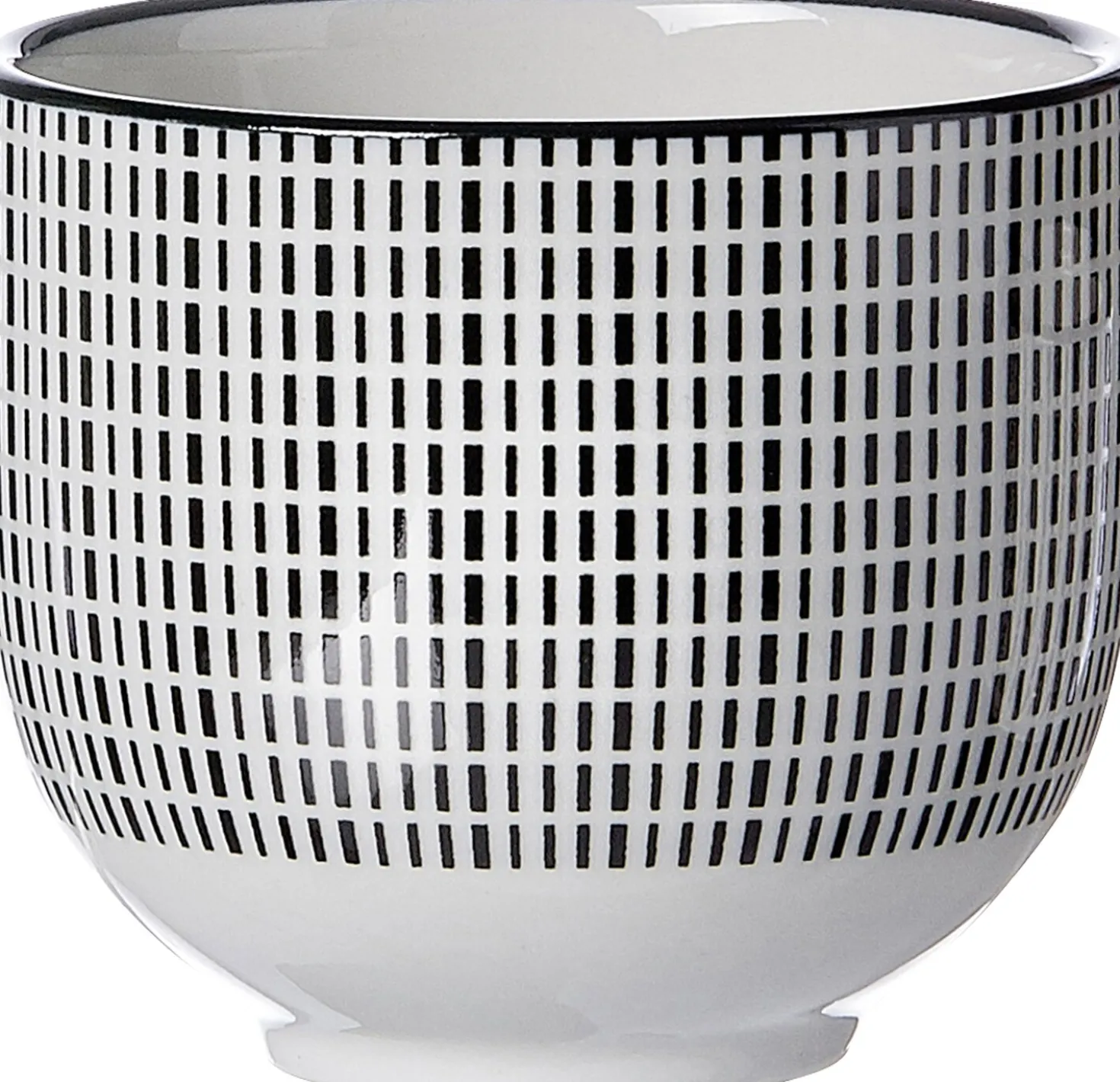 Teebecher Takeo Stripes | 150 ml | schwarz | ohne Henkel